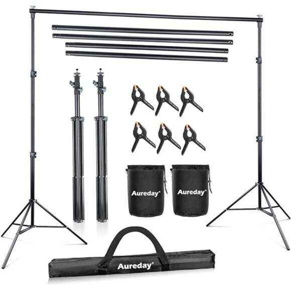 Backdrop Stand, 10x8.5ft Adjustable Photo Backdrop Stand , Heavy Duty - Picture 7 of 7